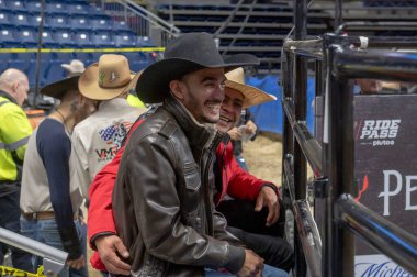 2024 Profesyonel Boğa Binicileri Pendleton Whisky Velocity Tour Bridgeport, Connecticut 'ta. 2 Mart 2024, New York, New York, ABD: Profesyonel Boğa Binicileri (PBR) 