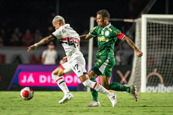 Sao Paulo (SP), Brezilya 03 / 04 / 2024 - PAULISTAO SAO PAULO, Morumbi 'ye karşı, bu Pazar gecesi, 4 Mart 2024.