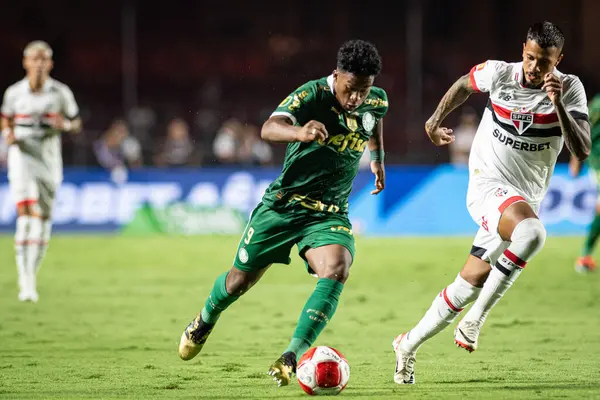 Sao Paulo (SP), Brezilya 03 / 04 / 2024 - PAULISTAO SAO PAULO, Morumbi 'ye karşı, bu Pazar gecesi, 4 Mart 2024.