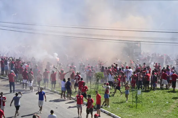 Natal Brezilya 2024 Championship Football Potiguar Amerika Abc Arasındaki Maçtan — Stok fotoğraf