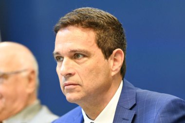 SAO PAULO (SP), Brezilya 03 / 04 / 2024 - Roberto Campos Central do Brasil 'in torunu, Sao Paulo Ticaret Derneği' nde (COPS / ACSP) 