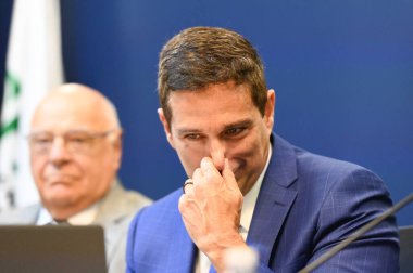 SAO PAULO (SP), Brezilya 03 / 04 / 2024 - Roberto Campos Central do Brasil 'in torunu, Sao Paulo Ticaret Derneği' nde (COPS / ACSP) 