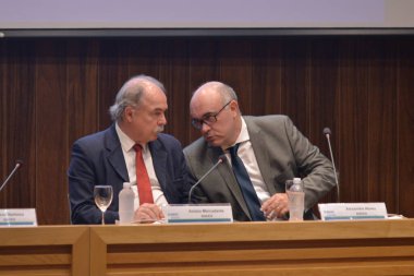 Rio de Janeiro (RJ), Brezilya 03 / 04 / 2024 - Ulusal Ekonomik ve Sosyal Kalkınma Bankası (BNDES) başkanı Aloizio Mercadante, Bankanın 2023 yılı sonuçlarını bu Cuma günü açıkladı.)