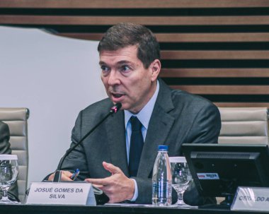 Sao Paulo (SP), Brezilya 03 / 05 / 2024 - Başkan Yardımcısı Geraldo Alckmin, Jorge Viana (APEX başkanı) ve Aloysio Nunes (stratejik işler bölümü başkanı) ile birlikte 1.)