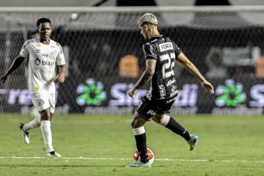 Santos (SP), BRAZIL - 03 / 09 / 2024 - PAULISTAO / SANTOS x INTER DE LIMEIRA - Palmeiras ve Botafogo arasında oynanan ve Santos-SP kentinde düzenlenen 2024 Paulista Futbol Şampiyonası için geçerli olan maçta Juani Casares 