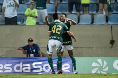 Barueri (SP), BRAZIL - 03 / 09 / 2024: Rony, Barueri-SP 'deki Arena Barueri' de düzenlenen 2024 Paulista Futbol Şampiyonası 'nın 12.