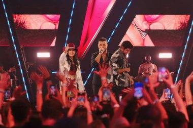 VALINHOS (SP), BRAZIL - 03/09/2024. Ze Neto ve Cristiano ikilisi bu Cumartesi, 9 Mart 2024 'te Valinhos' ta yeni bir DVD Intenso kaydettiler.