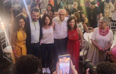 Sao Paulo (SP) - 03 / 08 / 2024: Uluslararası Kadınlar Günü 'nde Sao Paulo belediye başkanlığına aday olan Guilherme Boulos (PSOL), Sao Paulo Belediye Başkanlığı kampanyasına yaklaşık 200 kadınla birlikte Av Paulista bölgesindeki Clube Homs' da katılıyor.