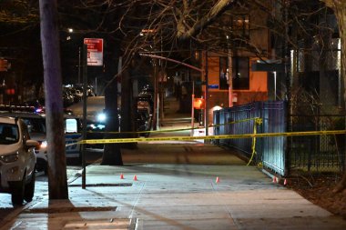 7 Mart 2024, Bronx, New York, ABD: Bronx, New York 'ta 17 yaşında bir çocuğun ölümcül vurulması. Polis, Perşembe günü Bronx 'ta bir okulun yakınında vurularak öldürülen 17 yaşındaki bir çocuğun. 