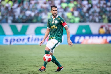 Barueri (SP), Brezilya - 03 / 09 / 2024: Luan, 9 Mart 2024 Cumartesi gecesi Barueri-SP 'deki Arena Barueri' de düzenlenen 2024 Paulista Futbol Şampiyonası 'nın 12.. 