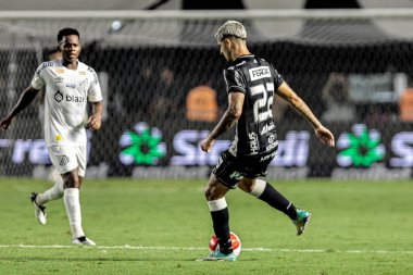 Santos (SP), BRAZIL - 03 / 09 / 2024 - PAULISTAO / SANTOS x INTER DE LIMEIRA - Palmeiras ve Botafogo arasında oynanan ve Santos-SP kentinde düzenlenen 2024 Paulista Futbol Şampiyonası için geçerli olan maçta Juani Casares 