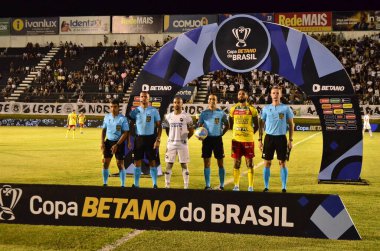 RIO GRANDE DO NORTE (RN), 03.12.2024 - FOOTAL-Sports-CUP. ABC RN 1 x 1 β que, ABC Frasqueirao 'da çizer ve the penpenalyties to β que' de kaybeder ve Copa do Brasil 2024 'ün dışında kalır. ABC-RN 'in yeni koçu Marcelo Cabo ilk kez berabere kaldı.. 