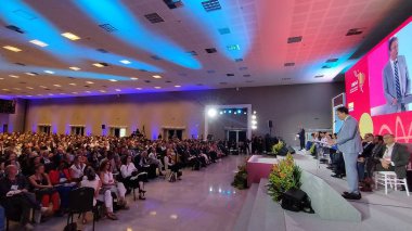 BRASILIA (DF), 03 / 13 / 2024 - Yüksek Öðrenim / UNESCO / MEC - Eðitim Bakanı Camilo Santana ve Bilim ve Teknoloji Bakanı Luciana Santos, Bölgesel Yüksek Öðrenim Konferansı 'nın açılışına katıldılar - CRES + 5 