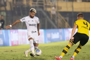 Sao Bernardo (SP), 03 / 14 / 2024 - COPA DO BRASIL / SAO BERNARDO x CORINTHIANS - Sao Bernardo ve Corinthians arasındaki maç, 2024 Brezilya Futbol Kupası 'nın ikinci etabı için geçerli, Sao Bernardo do Campo-SP