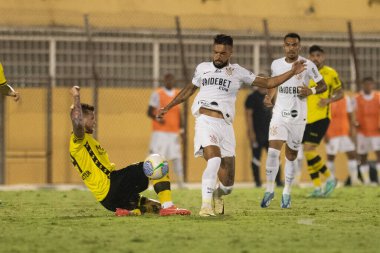 Sao Bernardo (SP), 03 / 14 / 2024 - COPA DO BRASIL / SAO BERNARDO x CORINTHIANS - Sao Bernardo ve Corinthians arasındaki maç, 2024 Brezilya Futbol Kupası 'nın ikinci etabı için geçerli, Sao Bernardo do Campo-SP