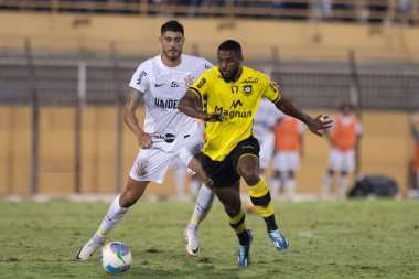 Sao Bernardo (SP), 03 / 14 / 2024 - COPA DO BRASIL / SAO BERNARDO x CORINTHIANS - Sao Bernardo ve Corinthians arasındaki maç, 2024 Brezilya Futbol Kupası 'nın ikinci etabı için geçerli, Sao Bernardo do Campo-SP