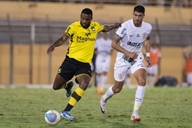 Sao Bernardo (SP), 03 / 14 / 2024 - COPA DO BRASIL / SAO BERNARDO x CORINTHIANS - Sao Bernardo ve Corinthians arasındaki maç, 2024 Brezilya Futbol Kupası 'nın ikinci etabı için geçerli, Sao Bernardo do Campo-SP