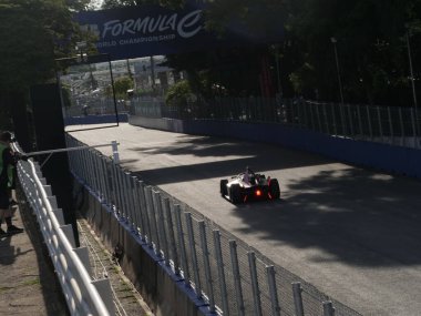 SAO PAULO (SP), 03 / 15 / 2024 - Sao Paulo 'nun Sao Paulo' nun kuzeyindeki Anhembi kompleksindeki Sao Paulo e-Prix 'nin serbest antrenman oturumları ve hareketlerinin görüntüsü. 