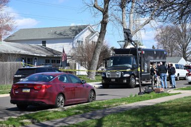 Levittown, Pennsylvania 'da aktif çatışmada birkaç kişi öldü. 16 Mart 2024, Levittown, Pennsylvania, ABD: Cumartesi günü Levittown, Pennsylvania 'da birkaç kişi silahlı bir adam tarafından öldürüldü. 