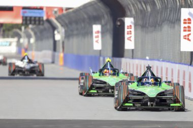 SAO PAULO (SP), 03 / 15 / 2024 - Sao Paulo E 'nin Sao Paulo e-Prix' sinin bu Cuma, 15 Mart 2024, Anhembi kompleksi, Sao Paulo 'nun kuzey bölgesi. 