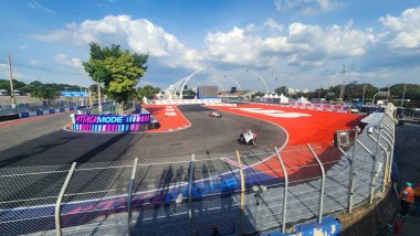 SAO PAULO (SP), 03 / 15 / 2024 - Sao Paulo E 'nin Sao Paulo e-Prix' sinin bu Cuma, 15 Mart 2024, Anhembi kompleksi, Sao Paulo 'nun kuzey bölgesi. 