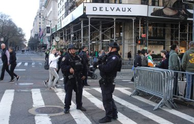  23. Geleneksel New York Şehri Aziz Patrick Günü Geçidi. 16 Mart 2024, New York, ABD: 23. Geleneksel New York Şehri Aziz Patrick Günü, saat 11: 00 ile 16: 00 arasında 45. Cadde ile 79. Cadde arasındaki 5. Cadde 'de başlıyor.. 