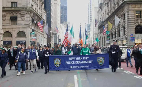 263 Jährliche Patricks Day Parade New York City März 2024 — Stockfoto