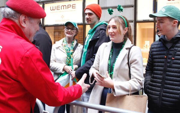  263rd Annual New York City Saint Patricks Day Parade. March 16, 2024, New York, USA: The 263rd Annual New York City Saint Patricks Day Parade is taking place from 11am up to 4pm starting on 5th avenue at 44th up to 79th street. 