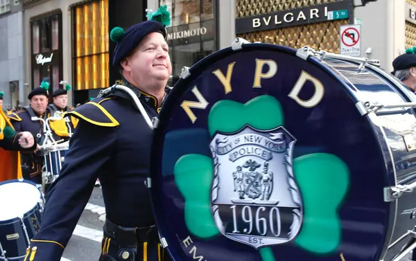 263Rd Annual New York City Saint Patricks Day Parade March — Stock Photo, Image