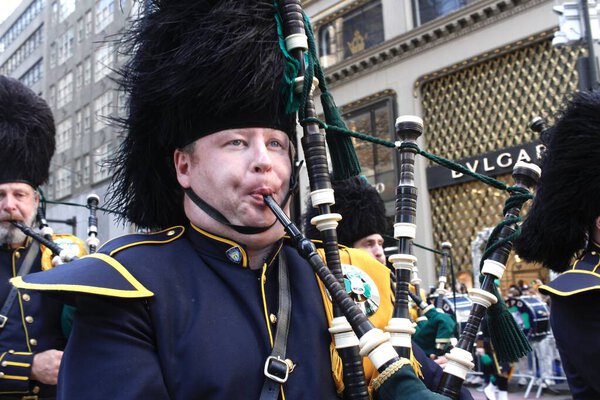  263rd Annual New York City Saint Patricks Day Parade. March 16, 2024, New York, USA: The 263rd Annual New York City Saint Patricks Day Parade is taking place from 11am up to 4pm starting on 5th avenue at 44th up to 79th street. 