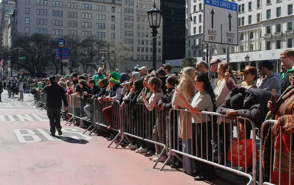 263Rd Annual New York City Saint Patricks Day Parade March — Stock Photo, Image