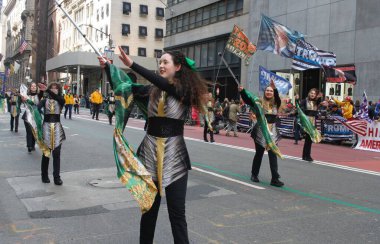  23. Geleneksel New York Şehri Aziz Patrick Günü Geçidi. 16 Mart 2024, New York, ABD: 23. Geleneksel New York Şehri Aziz Patrick Günü, saat 11: 00 ile 16: 00 arasında 45. Cadde ile 79. Cadde arasındaki 5. Cadde 'de başlıyor.. 