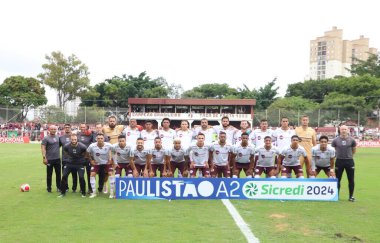 SAO PAULO (SP), 03 / 24 / 2024 - Sao Paulo 'daki Condi Rodolfo Crespi Stadyumu' nda oynanan Ferroviaria maçında Juventus takımı geçerli oldu.