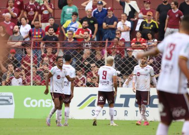 Sao Paulo (SP), 03 / 24 / 2024 - Oyuncu Batista da Ferroviaria golünü atıyor ve Juventus ile Ferroviaria arasındaki çeyrek final maçında golünü kutluyor.