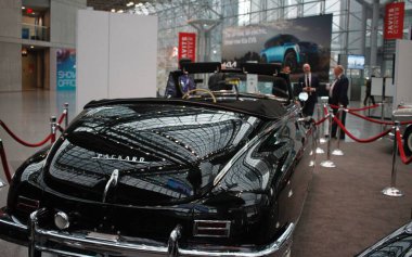 2024 New York Uluslararası Otomobil Fuarı. 27 Mart 2024, New York, ABD: Medya 27 Mart 'tan 28 Mart' a kadar New York Uluslararası Otomobil Fuarı 'na, yani Amerika' nın Birinci ve En Büyük Katılımlı Otomobil Fuarı Endüstriyel Etkinliği Sunar