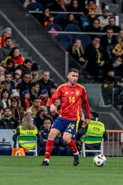 MADRID (ES) 03 / 26 / 2024 - Bu Salı günü Madrid 'deki Santiago Bernabeu Stadyumu' nda oynanan İspanya ve Brezilya Millî Takım Arkadaşları için geçerli bir maç olan .