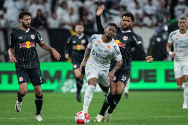 Sao Paulo (SP), Brezilya 03 / 27 / 2024 - PAULISTAO SANTOS Paulo-SP, 27 Mart 2024 Çarşamba akşamı. 