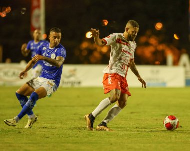 SOROCABA (SP) 03 / 27 / 2024 - Bu Çarşamba günü Sorocaba 'daki Walter Ribeiro belediyesinde düzenlenen Paulistao A2 çeyrek finalleri için geçerli olan Sao Bento ile Noroeste arasındaki maçta atış, 27,. 