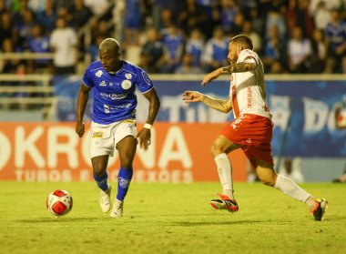 SOROCABA (SP) 03 / 27 / 2024 - Bu Çarşamba günü Sorocaba 'daki Walter Ribeiro belediyesinde düzenlenen Paulistao A2 çeyrek finalleri için geçerli olan Sao Bento ile Noroeste arasındaki maçta atış, 27,. 