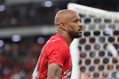 CURITIBA (PR), 03 / 27 / 2024 - Campeonato Paranaense 2024 yarı finalinin ikinci ayağında, Ligga Arena 'da Athletico PR ile Operario arasında oynanan karşılaşmada atış