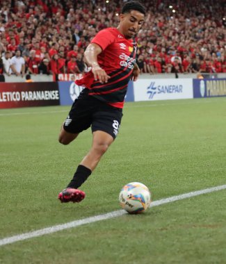 CURITIBA (PR), 03 / 27 / 2024 - Campeonato Paranaense 2024 yarı finalinin ikinci ayağında, Ligga Arena 'da Athletico PR ile Operario arasında oynanan karşılaşmada atış 