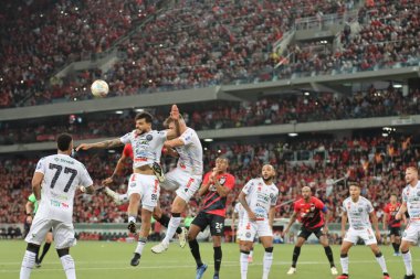 CURITIBA (PR), 03 / 27 / 2024 - Campeonato Paranaense 2024 yarı finalinin ikinci ayağında, Ligga Arena 'da Athletico PR ile Operario arasında oynanan karşılaşmada atış 