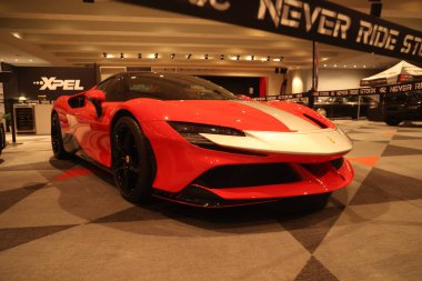 New York Uluslararası Otomobil Fuarı. 27 Mart 2024. Manhattan, New York, ABD. New York Uluslararası Otomobil Fuarı, en son motiv trendlerinde inanılmaz bir modern tasarım ve olağanüstü yenilik koleksiyonu sergiliyor..