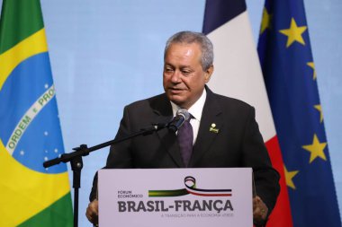 SAO PAULO(SP) 03/27/2024 - The president of the National Industry Confederation Ricardo Alban, participates in the Brazil-France Economic Forum, at Fiesp on Avenida Paulista in Sao Paulo, this Wednesday March 27, 2024. clipart
