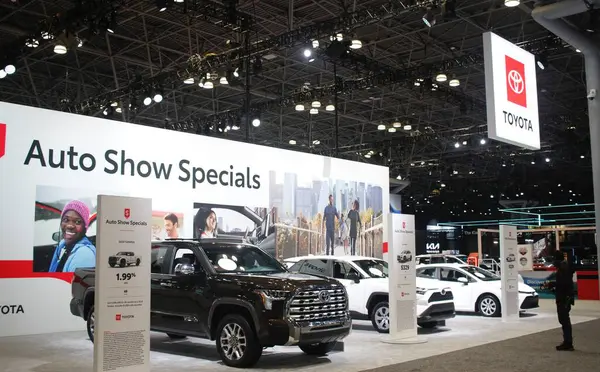 2024 New York International Auto Show March 2024 New York — Stock Photo, Image