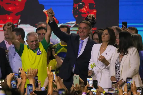 Brasilia (DF), Brezilya 03 / 26 / 2024 - Cumhuriyet Senatörü Izalci Lucas 'ın Liberal Parti' ye bağlılığı seremonisi; 27 Mart 2024 Çarşamba akşamı Minas Hall 'daki Setor de Clubes Norte' de 
