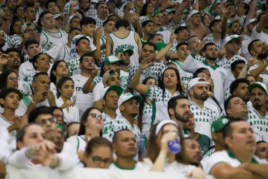 Sao Paulo (SP), Brezilya 03 / 28 / 2024 - PAULISTAO vs PALMEIRAS Sao Paulo 'nun batısındaki Allianz Parque' da, 28 Mart 2024 Perşembe gecesi. Palmeiras 1-0 kazandı..