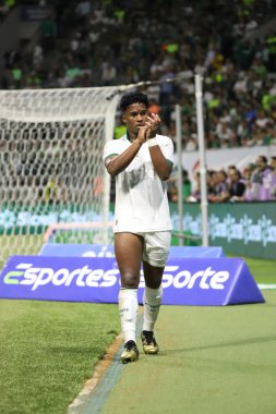 Sao Paulo (SP), Brezilya 03 / 28 / 2024 - PAULISTAO vs PALMEIRAS Sao Paulo 'nun batısındaki Allianz Parque' da, 28 Mart 2024 Perşembe gecesi. Palmeiras 1-0 kazandı..