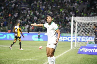 Sao Paulo (SP), Brezilya 03 / 28 / 2024 - PAULISTAO vs PALMEIRAS Sao Paulo 'nun batısındaki Allianz Parque' da, 28 Mart 2024 Perşembe gecesi. Palmeiras 1-0 kazandı..