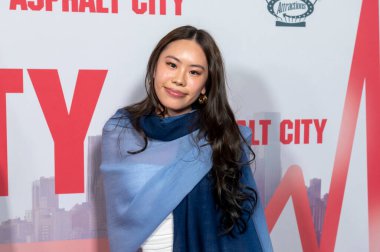 Asphalt City New York gösterimi. 27 Mart 2024, New York, ABD: Tina Wang, New York 'ta 27 Mart 2024' te AMC Lincoln Square Theater 'daki Asphalt City New York gösterimine katılır..